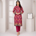 2 Piece Dark Pink Winter Unstitch Khaddar